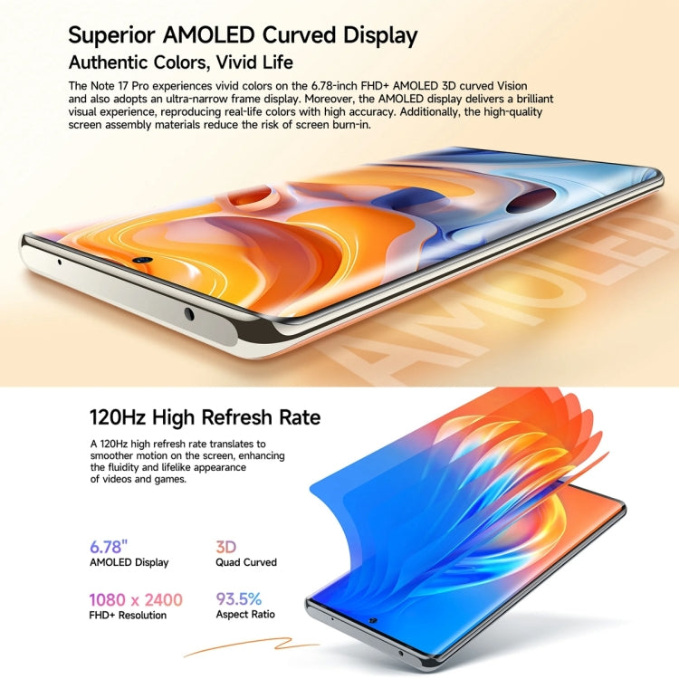 Ulefone Note 17 Pro, Screen Fingerprint, 6.78 inch Android 13 MediaTek Helio G99 MTK6789 Octa Core, NFC, Network: 4G Ulefone Note 17 Pro, Screen Fingerprint, 6.78 inch Android 13 MediaTek Helio G99 MTK6789 Octa Core, NFC, Network: 4G